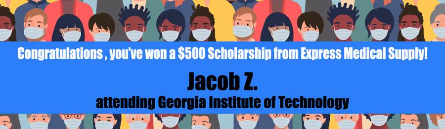 Express_Medical's tweet photo. Our scholarship winner has been chosen. Congratulations to Jacob Z! Thank you to everyone for all of your submissions. We will be announcing our next scholarship opportunity soon! https://t.co/xlNeg5sLeG