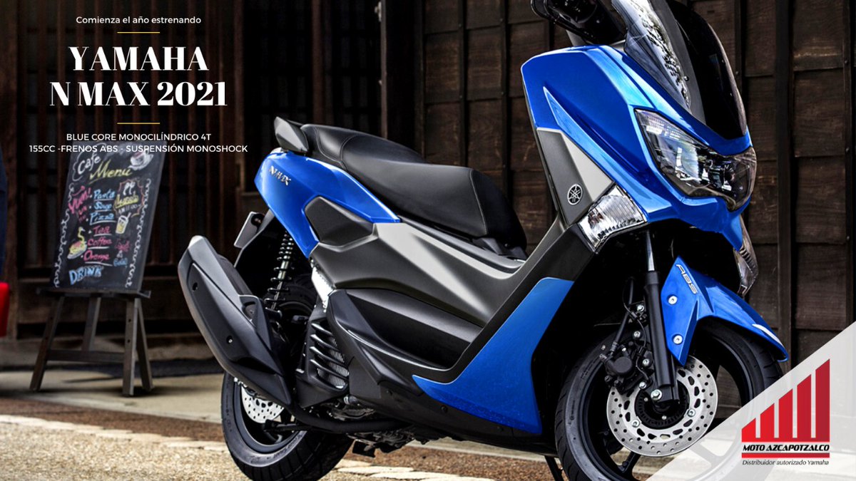 motoazca's tweet photo. Aun tienes tiempo de estrenar!!! La Nueva N-MAX va a convertir tus desplazamientos urbanos diarios en una experiencia que dejarás de padecer y empezarás a disfrutar. #Yamaha #MotoAzcapotzalco #FelizMiercoles https://t.co/mUvSaW4lKf