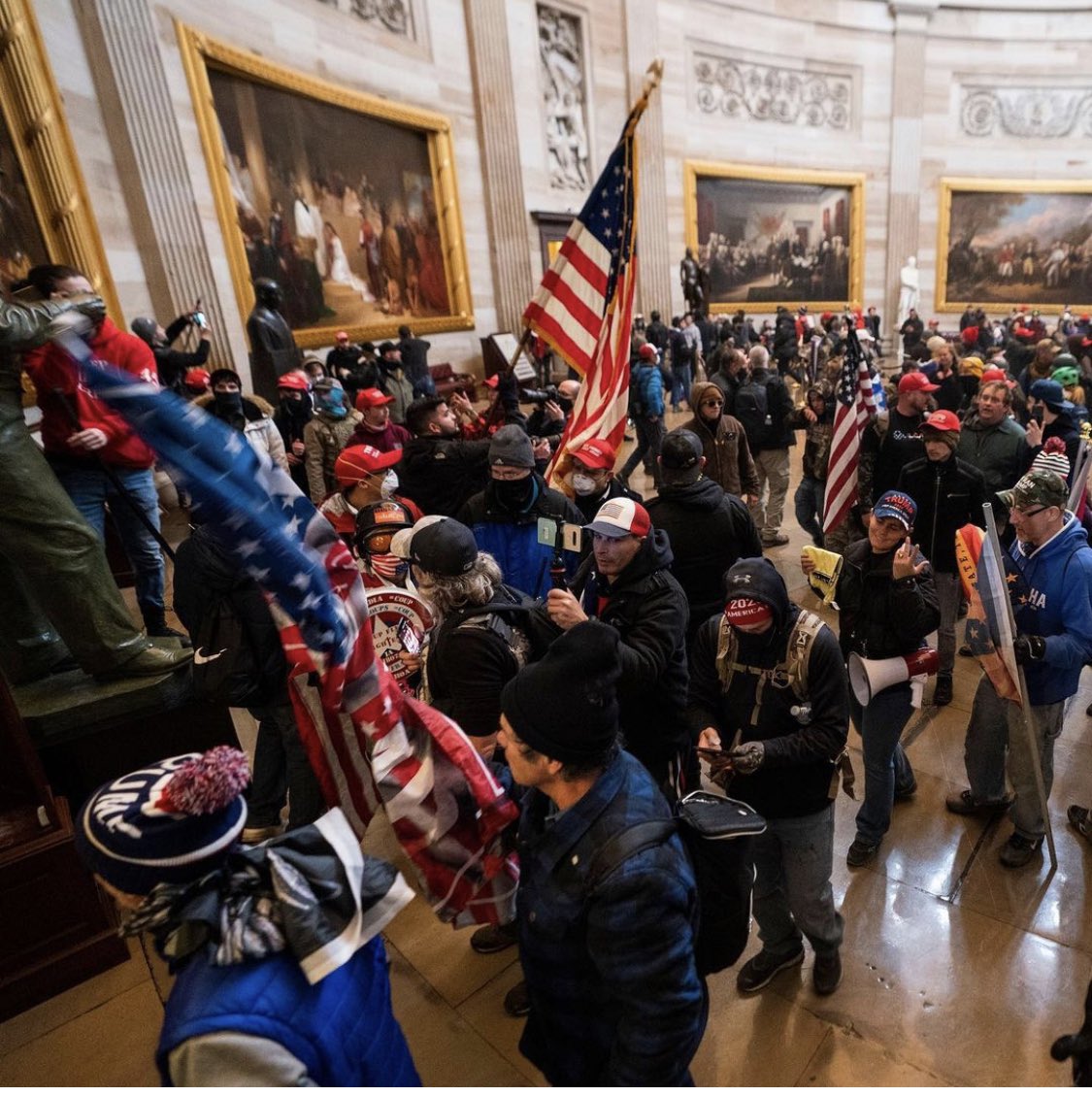 Today may be one of the saddest days for American Democracy. It was obvious that it was in danger and fragile, but this! Wow.