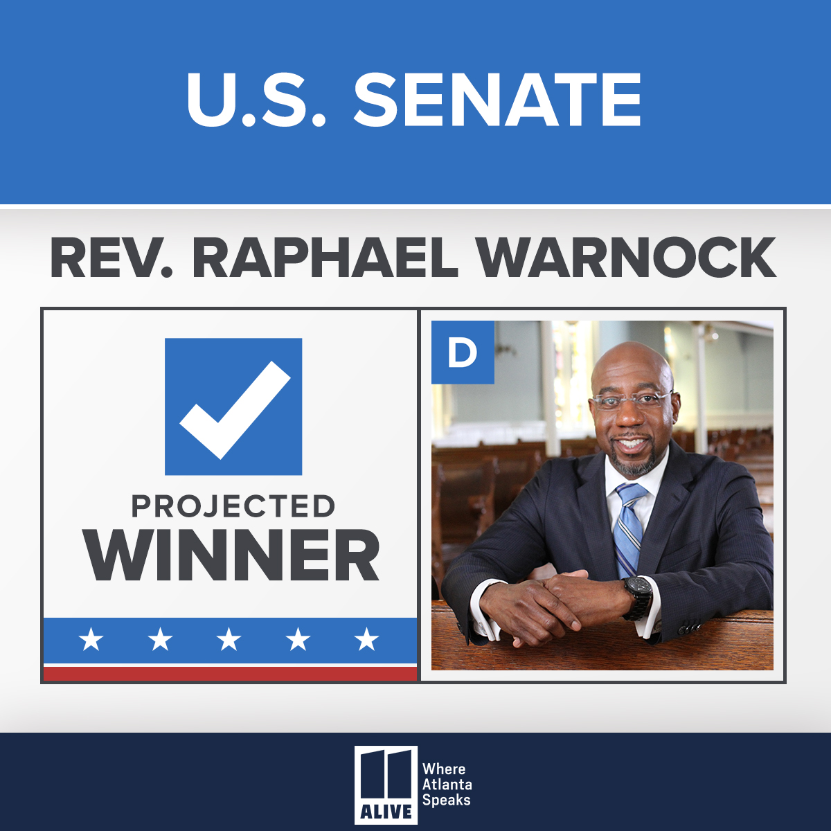 Georgia will be the only state in the deep South to send two democrats to the U.S. Senate.

<a href="/ReverendWarnock/">Reverend Raphael Warnock</a> will be the first Black Senator ever

<a href="/ossoff/">Jon Ossoff</a> will be the first Jewish Senator since the 1880s #gapol 

11alive.com/article/news/p…