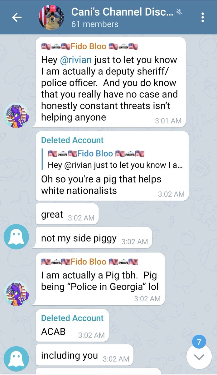 Back on topic of hate groups, humbling the Proud Boys with a lawsuit would be a great thing. They're would-be Brownshirt/SA paramilitary for Trump's dream of strongman power.It's sad that they have some enablers lurking among altfurries, like  @fidobloo. https://twitter.com/DogpatchPress/status/1343960156107808769?s=19