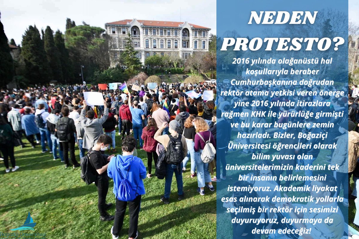 BounSailing's tweet photo. Neden direniyoruz?

#BizimRektörümüzDeğil #KabulEtmiyoruzVazgeçmiyoruz #KayyumRektörİstemiyoruz #BoğaziçiRektörSeçimiİstiyor #BoğaziçiDireniyor https://t.co/2qIDoYjqVJ