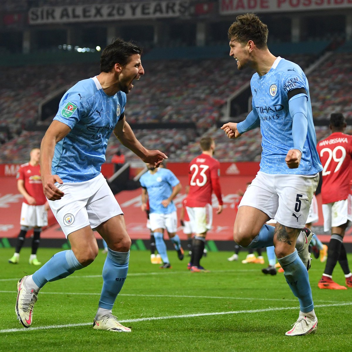 Man City reach fourth consecutive League Cup final with entertaining win over Man United - 2