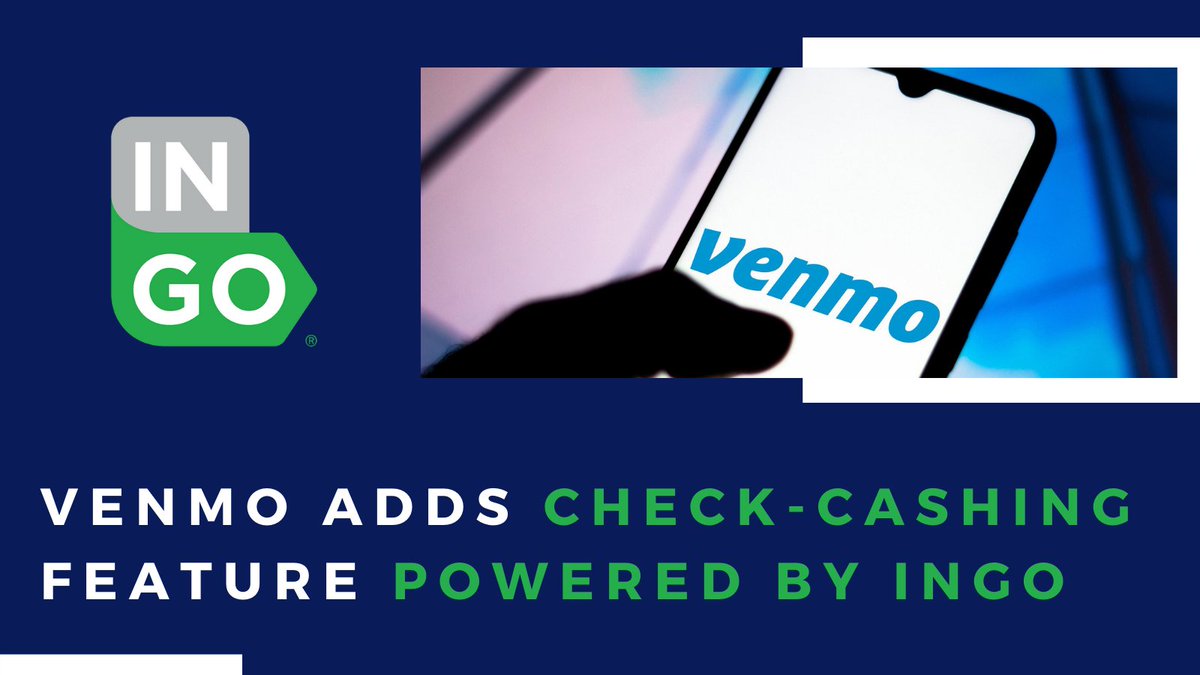 CamdenPartners1's tweet photo. @venmo adds 'Cash a Check' feature powered by Camden portfolio company, @IngoMoney, ahead of stimulus check #disbursements. Via @TechCrunch -- https://t.co/EFJ6sqpu3u #fintech https://t.co/4MLboPAHCG