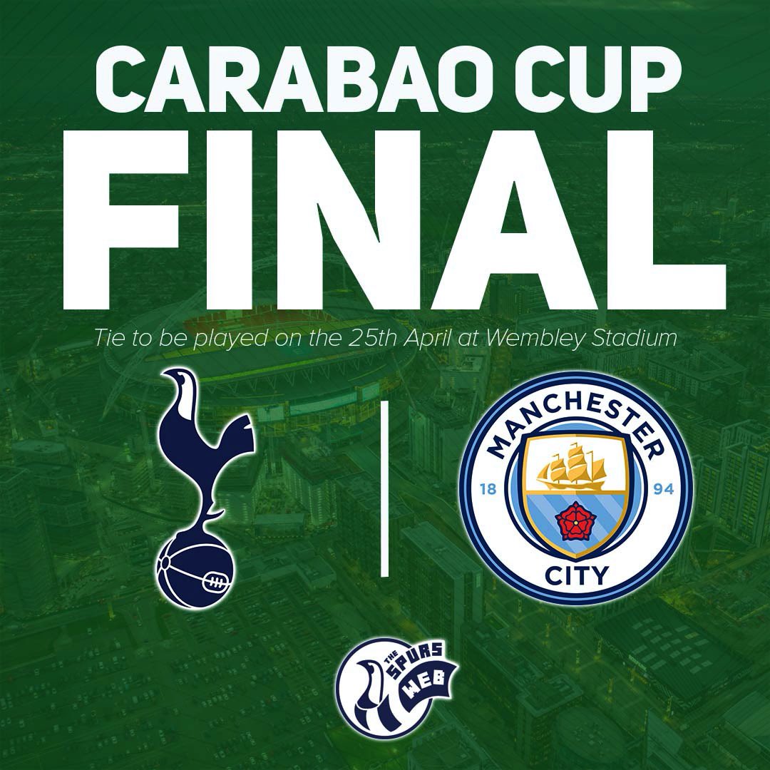 Tottenham to face Manchester City in Carabao Cup final 