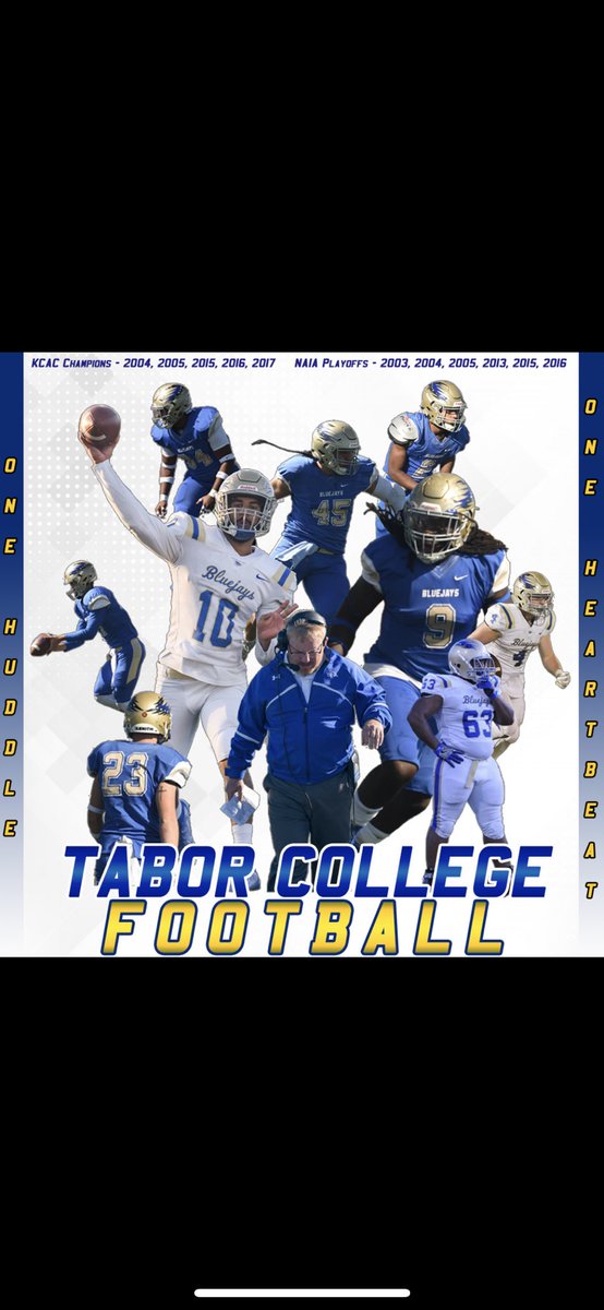 I’m excited that I have received my first official offer from Tabor college to continue my academic and athletic career. Huge thank you to @CoachZReed <a href="/GoTaborBluejays/">Tabor College Athletics</a> for this amazing opportunity!