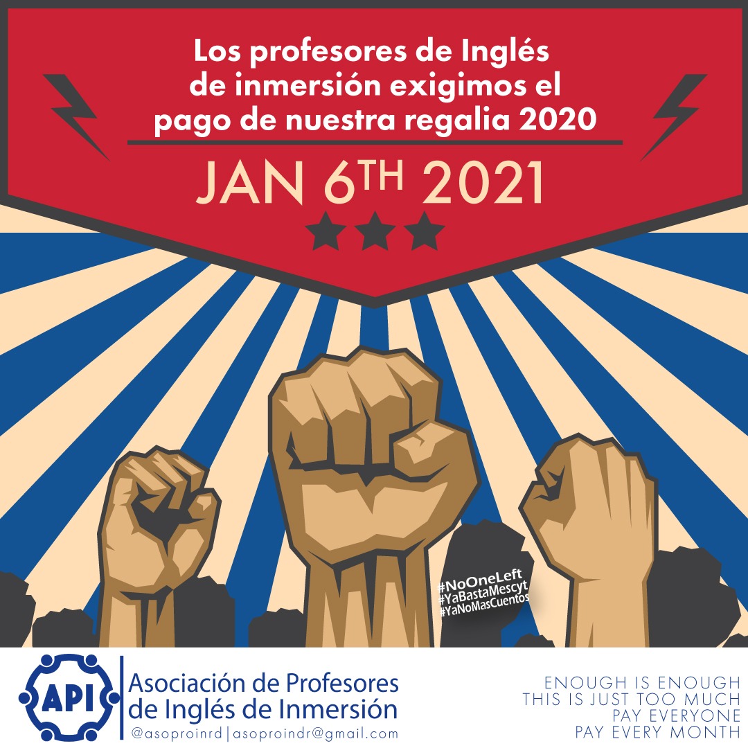 Asoproinrd's tweet photo. #YaBastaMESCyT
@asoproinrd
@mescytrd
@luisabinader
@fgarciafermin https://t.co/exNTofjJP0