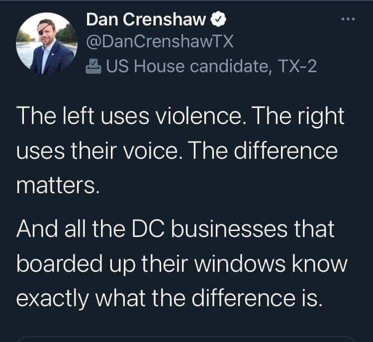 MelvinLopezJr's tweet photo. @DanCrenshawTX https://t.co/5akhse7JL9