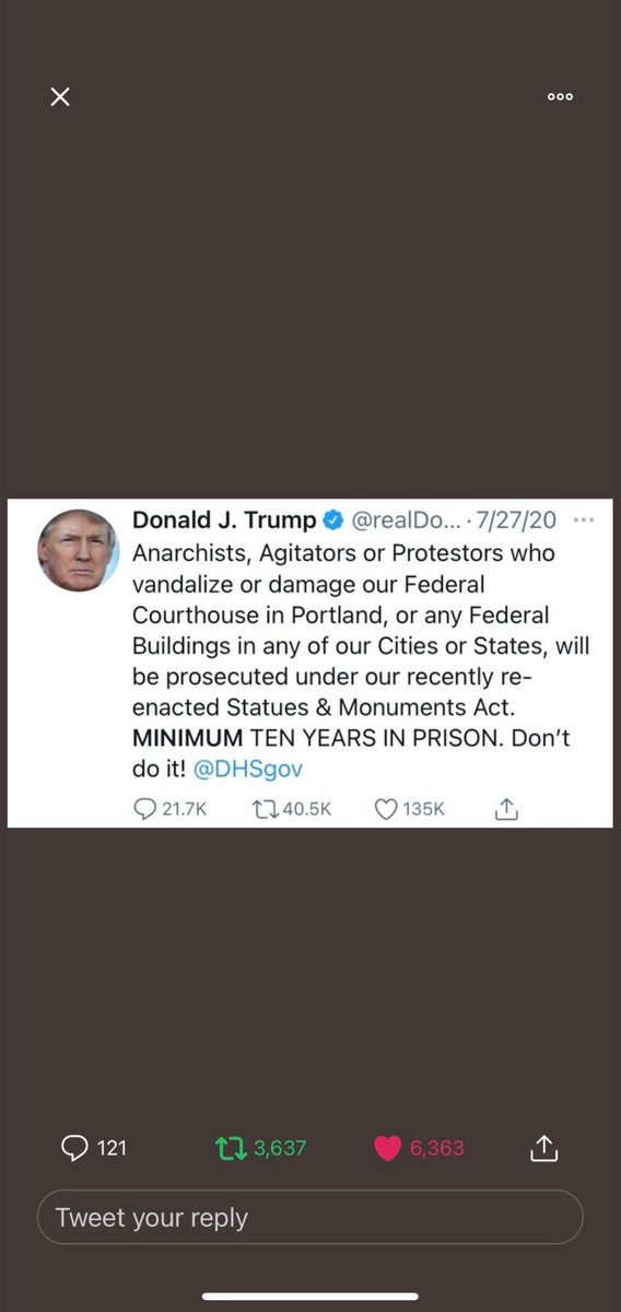 istnichtda_de's tweet photo. @realDonaldTrump 10 years for every protester inside according to your words: https://t.co/F29Aa3jV4A