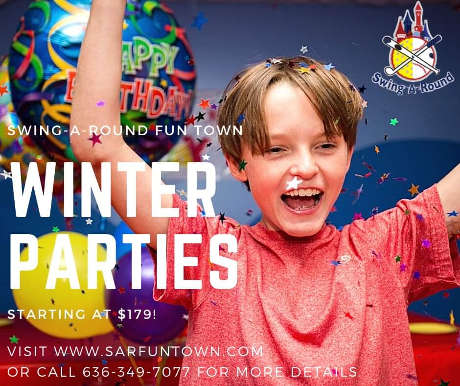 #WinterParties (8 kids | 7 days per week) are something we do best at #SwingARound. Includes 90 minutes of play on the bumper cars and indoor playground, plus a $15 arcade card. Followed by an hour of reserved seating with food, drink &amp; more. More info:
🎂
sarfuntown.com/parties-groups…
