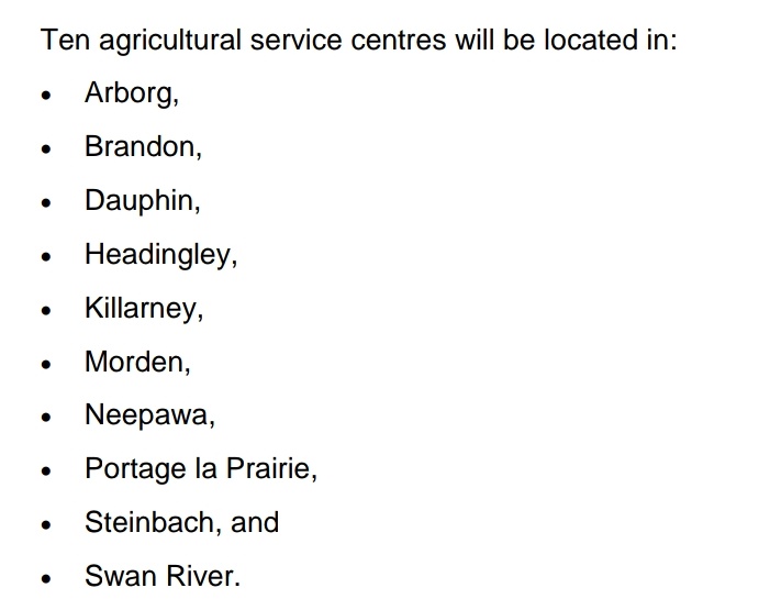 KelvinHeppner's tweet photo. Crop insurance and ag program delivery to be consolidated to these 10 offices. https://t.co/YvDCkwlEYw