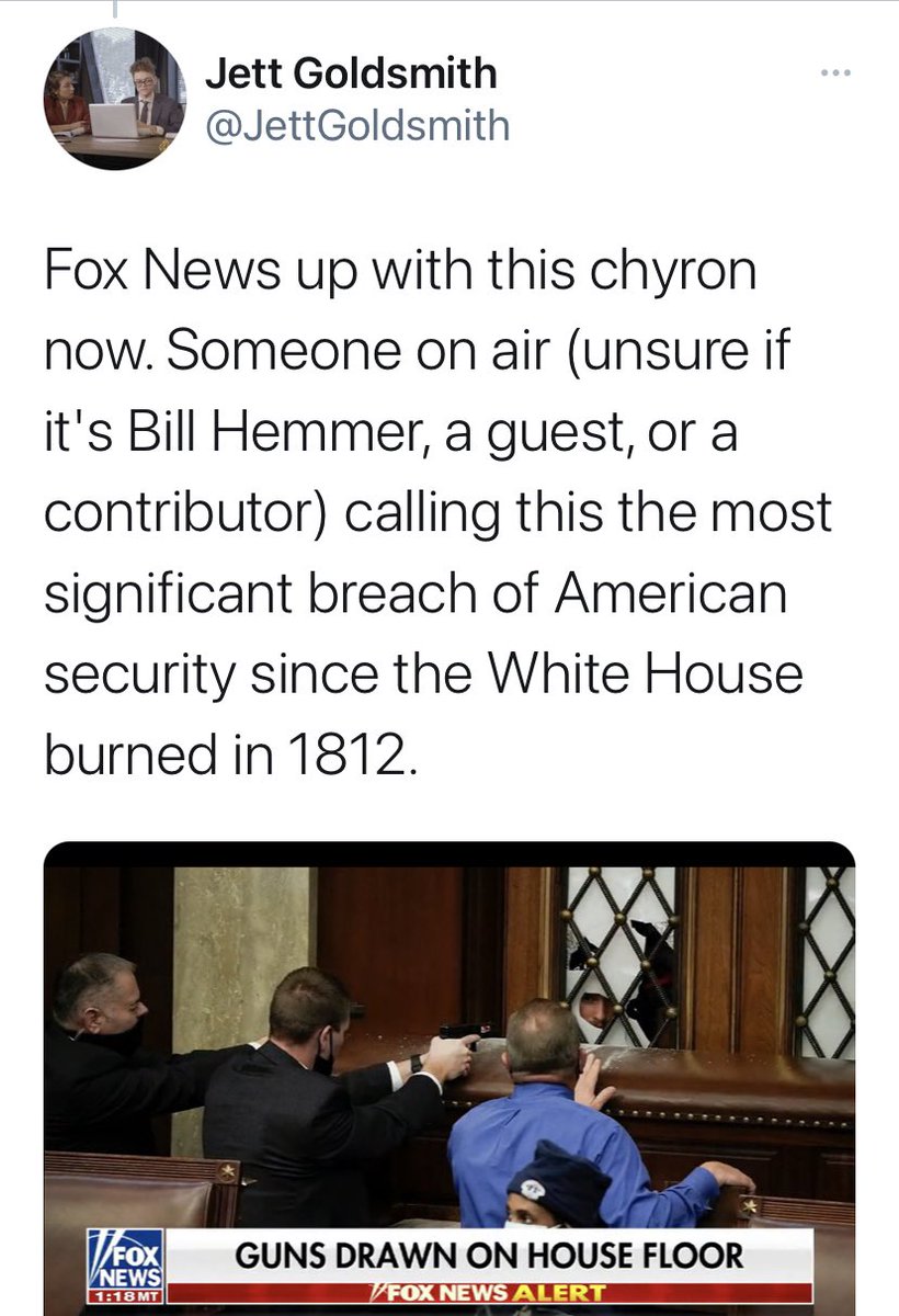 The British are coming  #MarchForTrump (it was 1814).