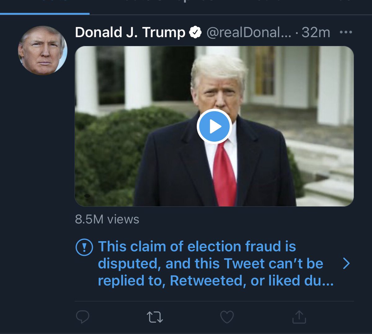 dayymer's tweet photo. This is the kind of sh*t that @Twitter should be taking down. It’s not just a claim that is disputed, it’s mf LIES. Sh*t like this is what encourages white supremacists to attack our country and our people. #NotAProtest #WhitePrivilege #DomesticAttack https://t.co/r2snNZEPyk