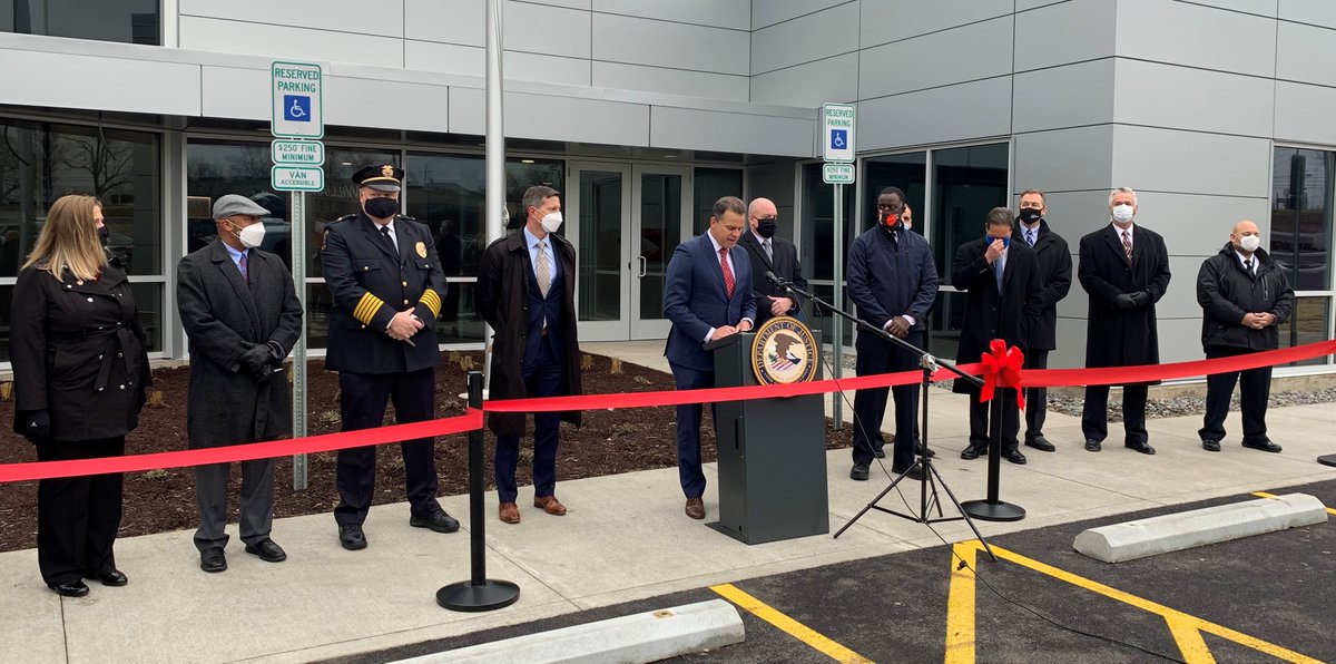 Today law enforcement leaders from across Northeast Ohio, including @ATFColumbus SAC Roland Herndon, marked the opening of the OCDETF Strike Force Facility. To learn more about cooperative efforts among these agencies, go to justice.gov/usao-ndoh/pr/l…