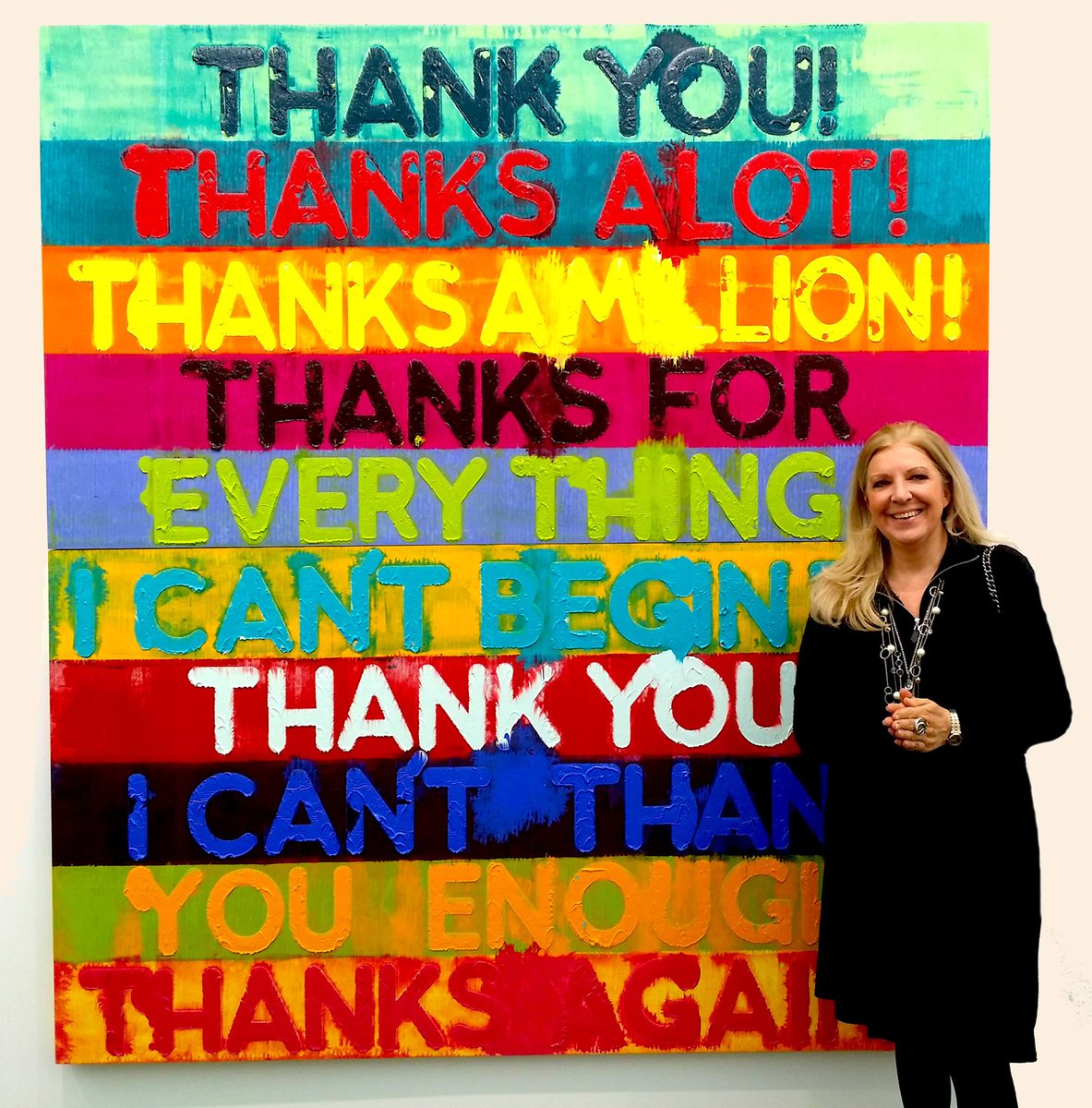 MAEGHTYoyo's tweet photo. Merci merci merci pour tous les chaleureux vœux reçus.
Mel Bochner
#Artcontemporain #Artmoderne #ArtFair #YoyoMaeght #Yoyo #HappyArt #melbochner #bochner #thankyou #thanks #bonneannee #happynewyear #peinture #contemporaryartist https://t.co/apy3eXlwEH