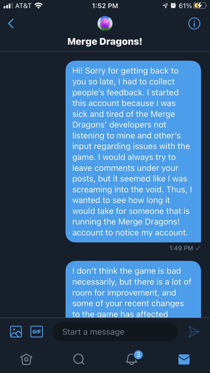MergeDragonsBad's tweet photo. Alright, I hope I got everyone’s feedback because I just DMed them ^^ https://t.co/ssRlKZKSab