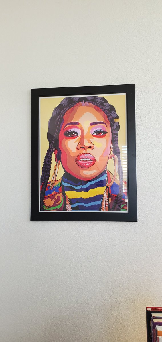 SO <a href="/MelissaFalconer/">M.Falconer</a> for this gorgeous new contribution to my workspace 😍 If you don't know about her, run, don't walk to the website and IG🚷🏃🏾‍♀️🎨❤