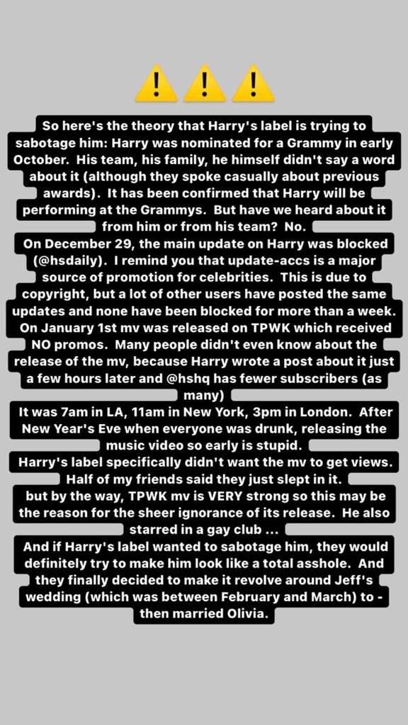 sunlouflowers's tweet photo. theory: harry's music label is sabotaging him: please read
#HarryStyles #freeharry https://t.co/1PAaVKlr0L