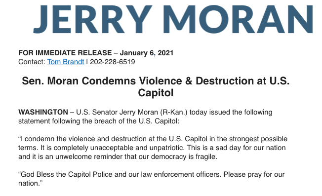 NadyaFaulx's tweet photo. Sen. @JerryMoran's statement: https://t.co/k7Pz3M9Tnu
