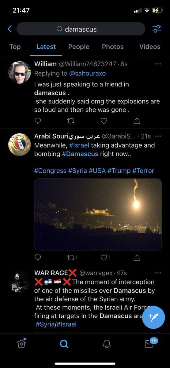 zctrll's tweet photo. tw // bombs 

-

-

-

israel is bombing syria in the middle of the night cause everyone is distracted about what is happening in the america. https://t.co/n2jw2utV4T