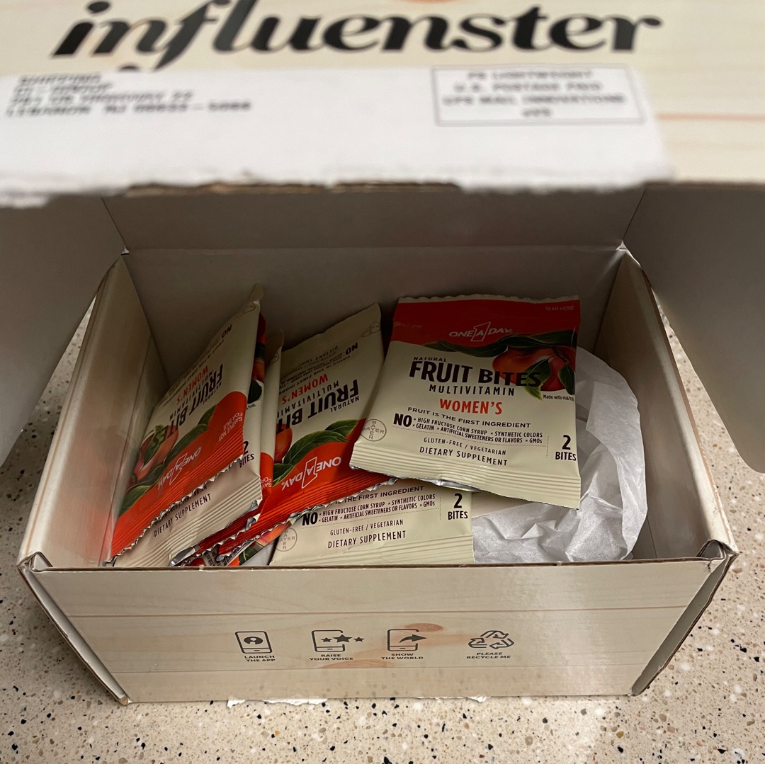 Betsabel79's tweet photo. #OneADay #OneADayFruitBites #complimentary @Influenster @oneaday_us https://t.co/fMCLQGn4cB