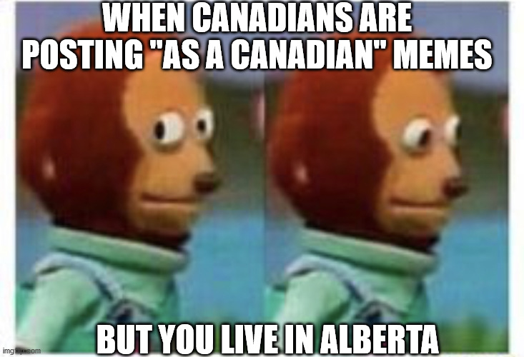 Crashtian2's tweet photo. As a Canadian living in #Alberta surrounded by Canadian trumpers. https://t.co/R3LFKeyivJ
