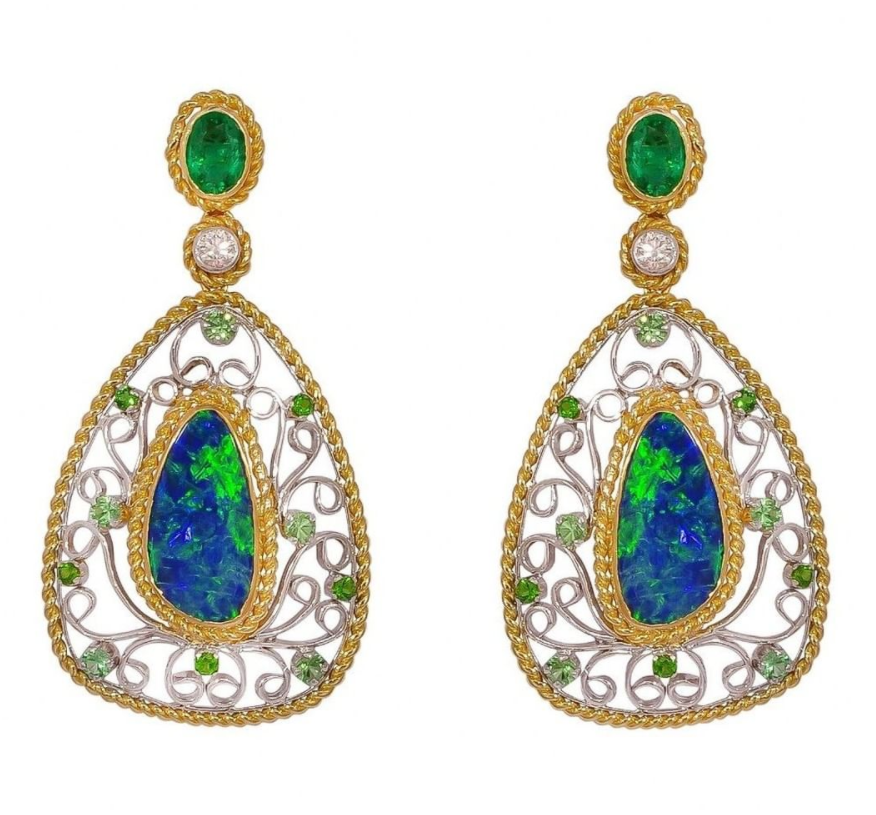 Hey, these say "opal, emerald, tsavorite" so I took notes! (Brenda S)
