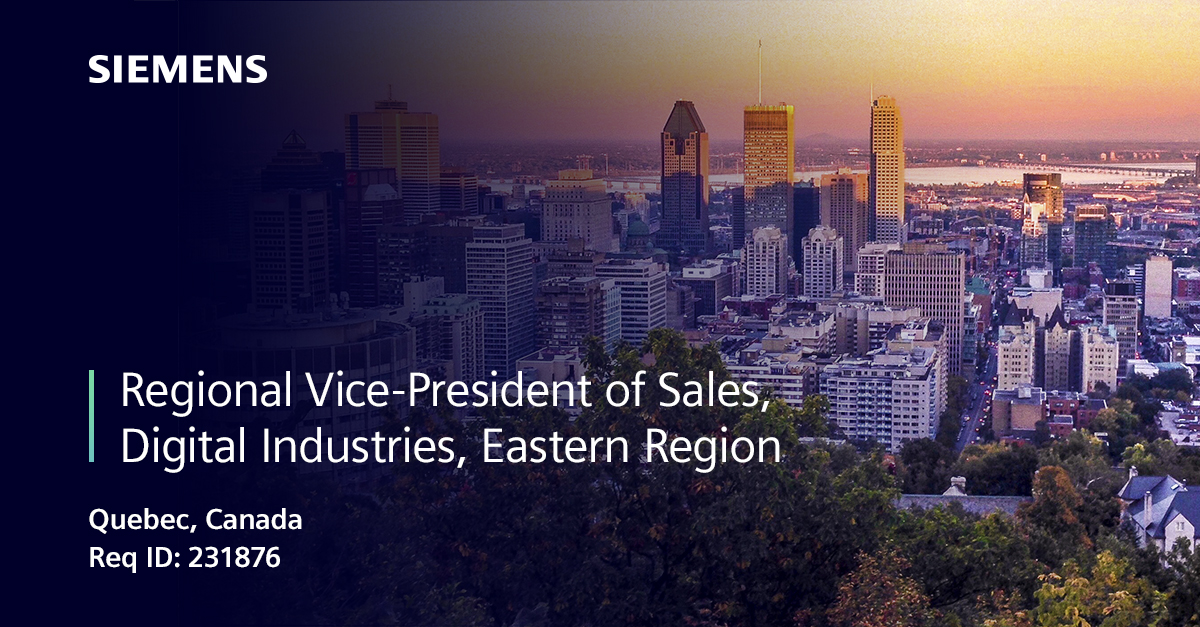 JorisMyny's tweet photo. .@SiemensCanada is looking for a senior sales leader responsible for Quebec and Eastern Canada. Are you looking to lead our sales team, grow our Digital Industries business and your career? 
Apply here 👉 https://t.co/CH0m6CAKA5 https://t.co/80NVC380V1