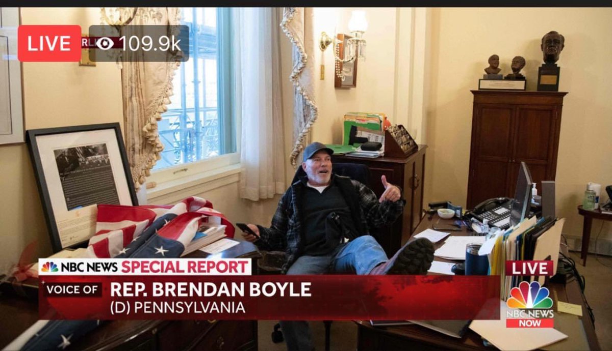 WeWatchBadTV's tweet photo. Which phrase does this evoke:
a. Law + order
b. Drunken debauchery
c. White privilege 
#25thAmendment #LawAndOrder #SeditionCaucus https://t.co/JHzvk7vl8y