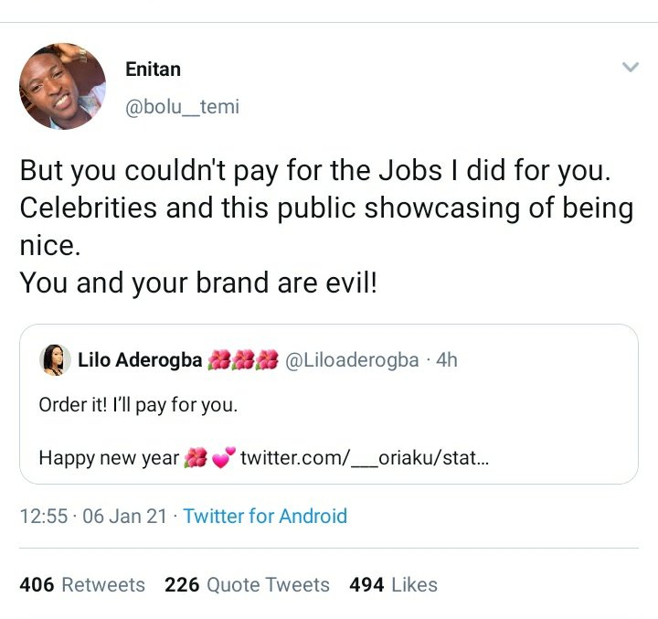 As we were minding our business and dragging ourselves by ourselves na so another vayolence surface oo..This one is titled "You for just dey your lane but you decided to do giveaway"Wahala wear bone straight today.. See what quoting wetin no concern you can cause