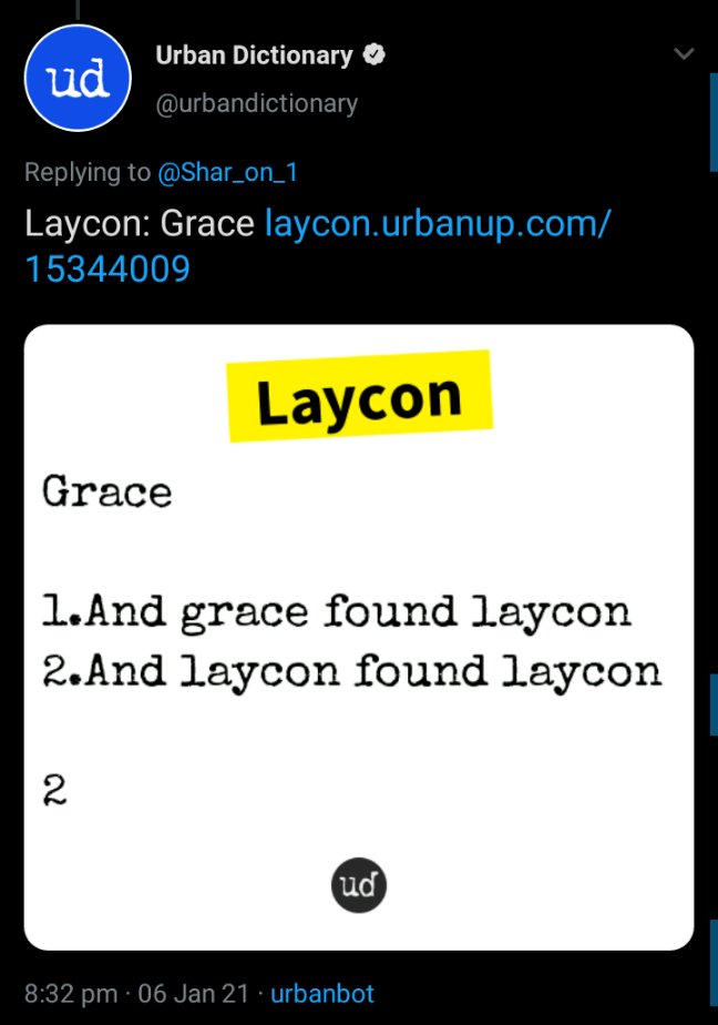 BLOWN FCMy president just keeps blowing hear and dear...OmoX1000b..Laycon as a word made it to the Urban dictionary and guess what the meaning is??? GRACE!!!! Abi make we run  #LayconXUrbanDictionary .We are their Fav's Fav.Way to big 
