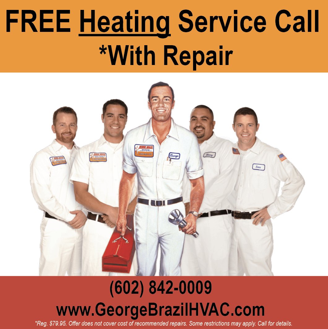 George Brazil HVAC on X: Having issues with your heating system? Give us a  call to schedule a service call! Or share this coupon with your friends and  family! *** Call us