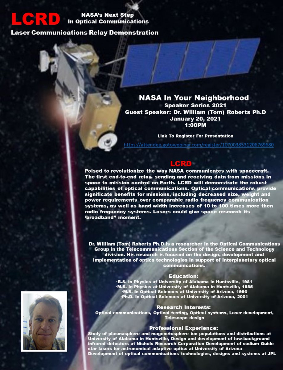 gavrt's tweet photo. Join us for out next installment of NASA in your neighborhood! Register today at:

Registration link:
https://t.co/9EjWGeCHUx https://t.co/gLalxLE1Aq