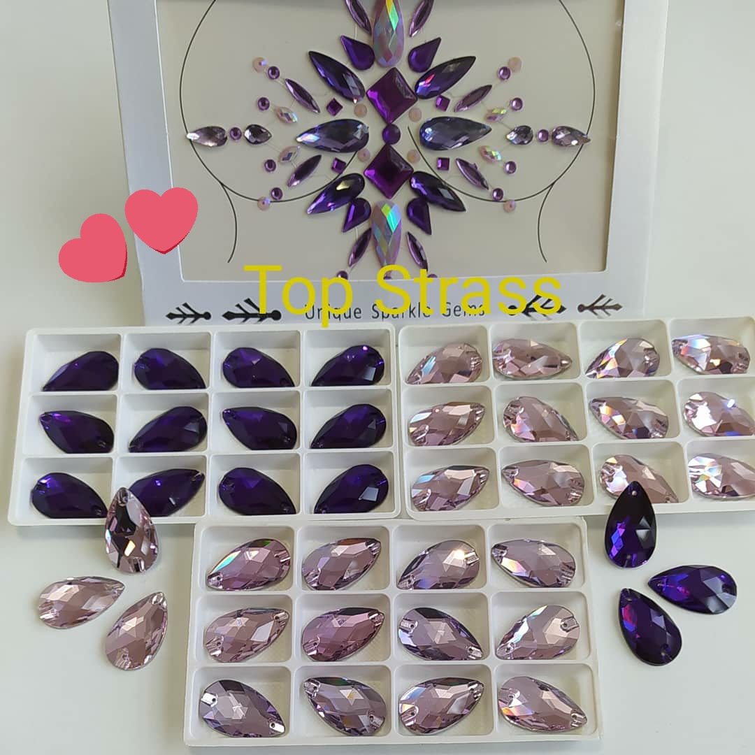 StrassTop's tweet image. 💎Top Strass  vi propone pietre gocce Lilla e viola  e una busta body applicazione adesivo multiuso per capelli viso e corpo 🌈💃
☎Info whatsapp top strass 3281533119