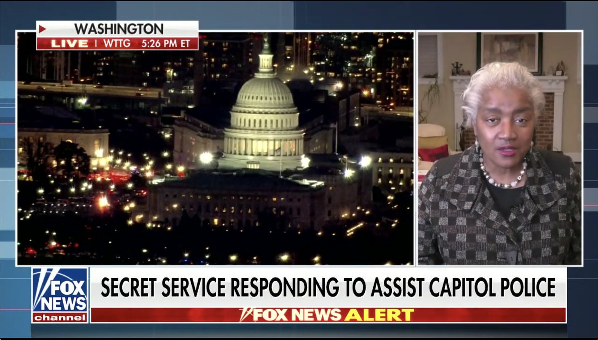 Grant Stern (@grantstern) on Twitter photo "I watched as the BLM protesters came to DC. I saw many streets cordoned off. I saw police in full uniforms. And what did I see today? NOTHING." - <a href="/donnabrazile/">Donna Brazile</a> on Fox News. "I watched as the BLM protesters came to DC. I saw many streets cordoned off. I saw police in full uniforms. And what did I see today? NOTHING." - <a href="/donnabrazile/">Donna Brazile</a> on Fox News.