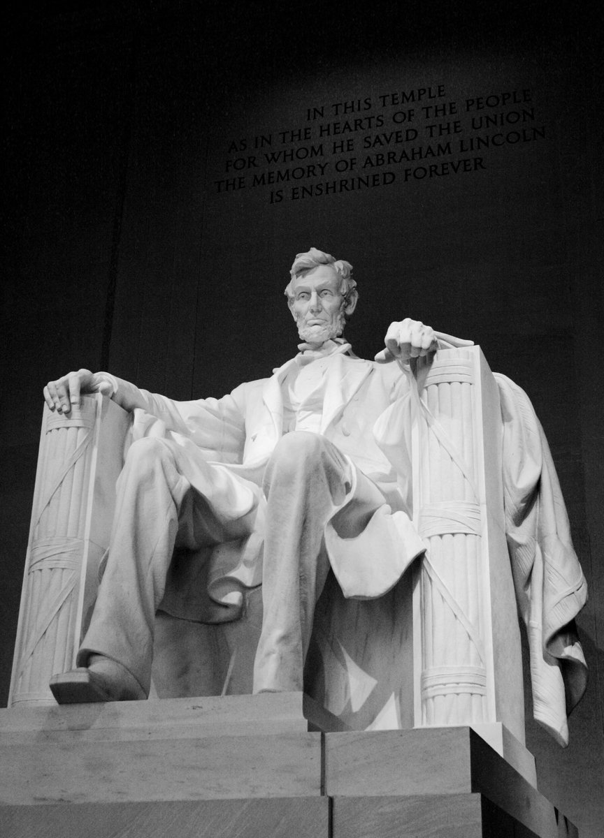 doniveson's tweet photo. Imagine Lincoln’s piercing gaze at the Capitol, from his seat in history, and what he would think of today’s events.

The Confederate flag waving inside Congress.

Hatred &amp; anti-democratic nonsense, emboldened by hateful &amp; divisive leadership.

Tragic, and also cautionary. 🇨🇦🇺🇸 https://t.co/vCedHVWXxO