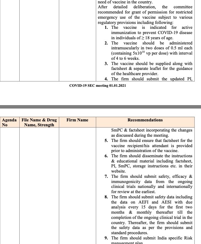 data of India is comparable with the same of overseas.  https://cdsco.gov.in/opencms/opencms/system/modules/CDSCO.WEB/elements/common_download.jsp?num_id_pk=MTMwMQ==But, Where is the data? Have anyone else than SEC had a look at it?See condition no. 07 upon which permission of restricted emergency use had been given by which it is required to submit (29/n)
