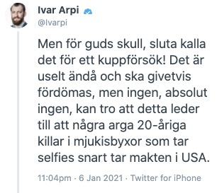a_gustavsson's tweet photo. Den här nu bortplockade tweeten tycker jag att vi ska komma ihåg. https://t.co/BCkYxFWgBW