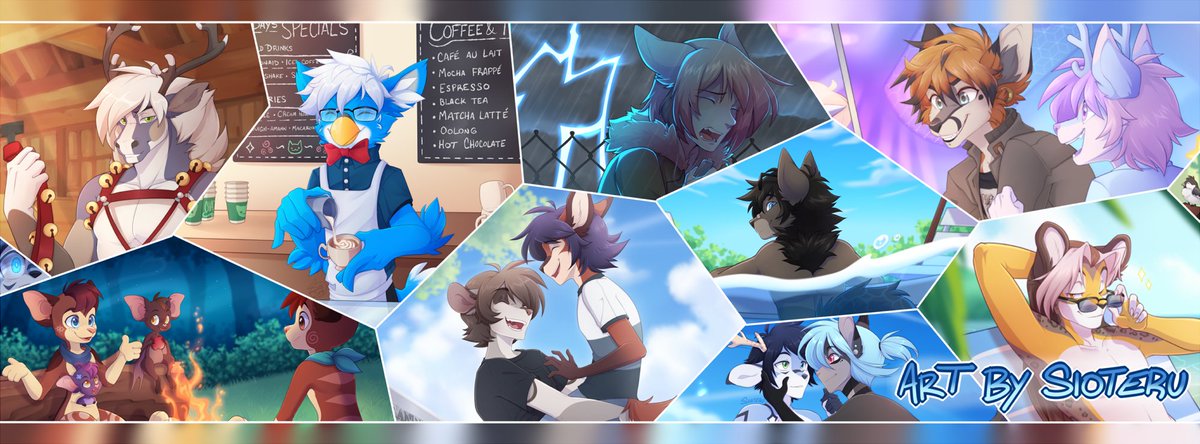 Sioteru_'s tweet image. Hey! I'm Sio! Check out my website for commission info, art, comics and more!
sioteru.com
I also have a comic called 'To Dust,' you can support on Patreon for special rewards!
patreon.com/sioteru
You can read my comic and see more here:
furaffinity.net/user/sioteru/