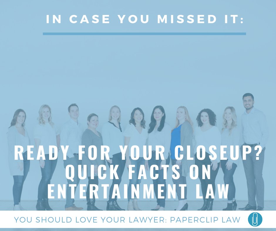 The entertainment world has plenty of details, regulations, and standards that need to be upheld to see a project through from start to finish. In our blog, we explore a few ways entertainment law helps bring your favourite features to the market: bit.ly/2XgaaQY