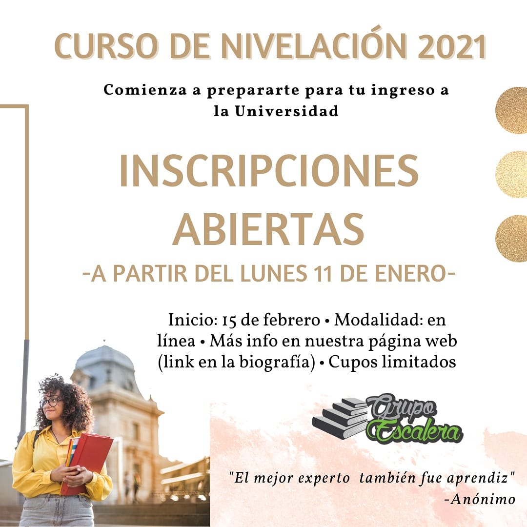 escalerausb's tweet photo. ✨Ya esta aquí nuestra tercera edición del curso de nivelación✨

¡No esperes más! 🕚Y prepárate para ingresar a la Universidad 🚀

Ingresa ya a nuestra página web (link en la biografía) y encuentra toda la información actualizada🎉

¿Tienes alguna duda? Coméntanos aquí 👇🏻 https://t.co/Rffbqpn9mm