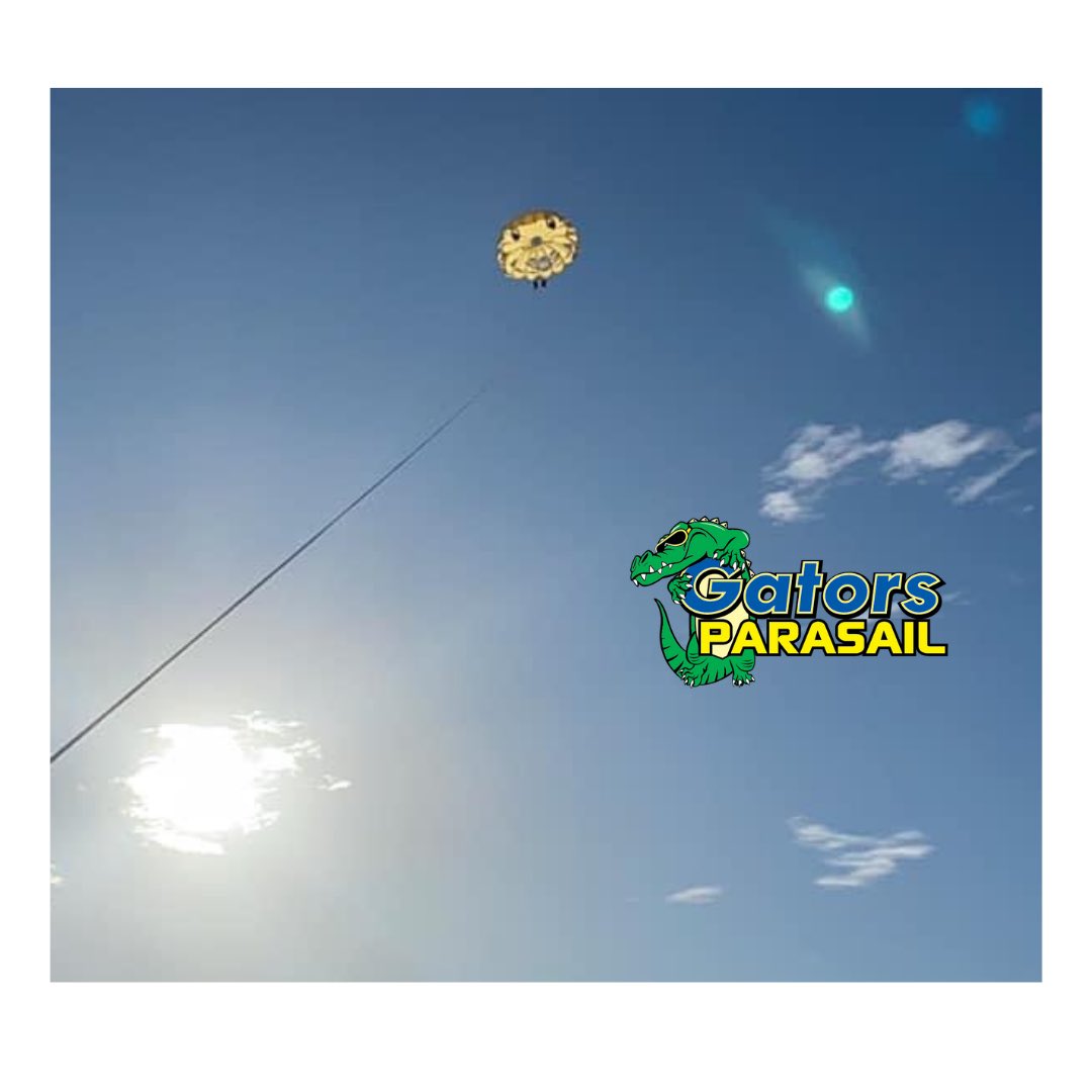 Parasailing into 2021 with Gators Parasail at Johns Pass in Madeira Beach Florida 😃