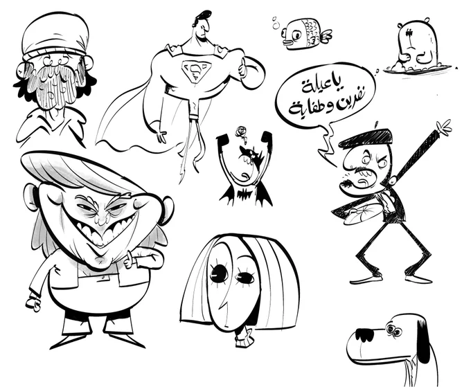 Night doodles 