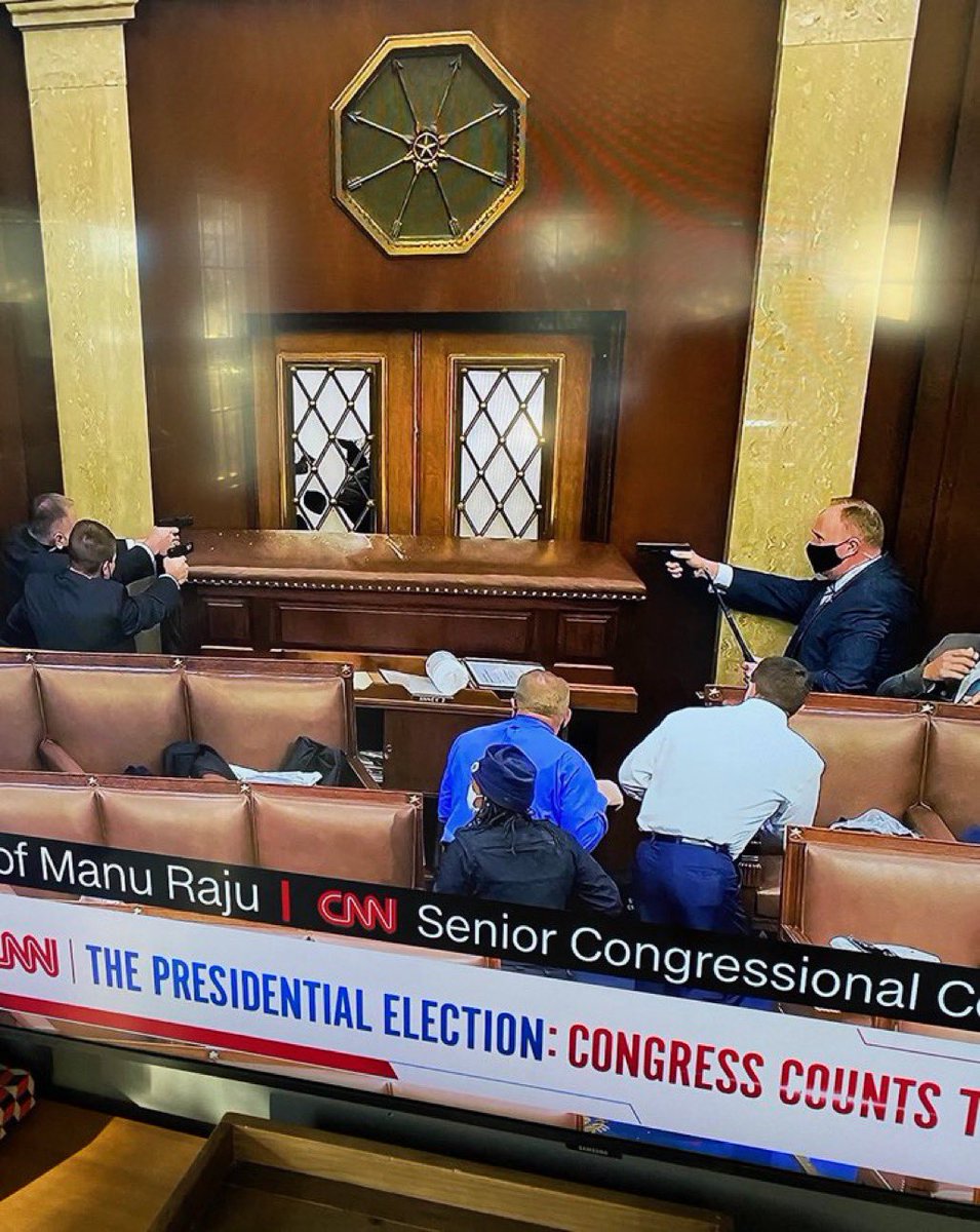 I am sickened as I watch what is happening at our U.S. Capitol right now. I think about all the times we warned that our president and his enablers were inciting violence.