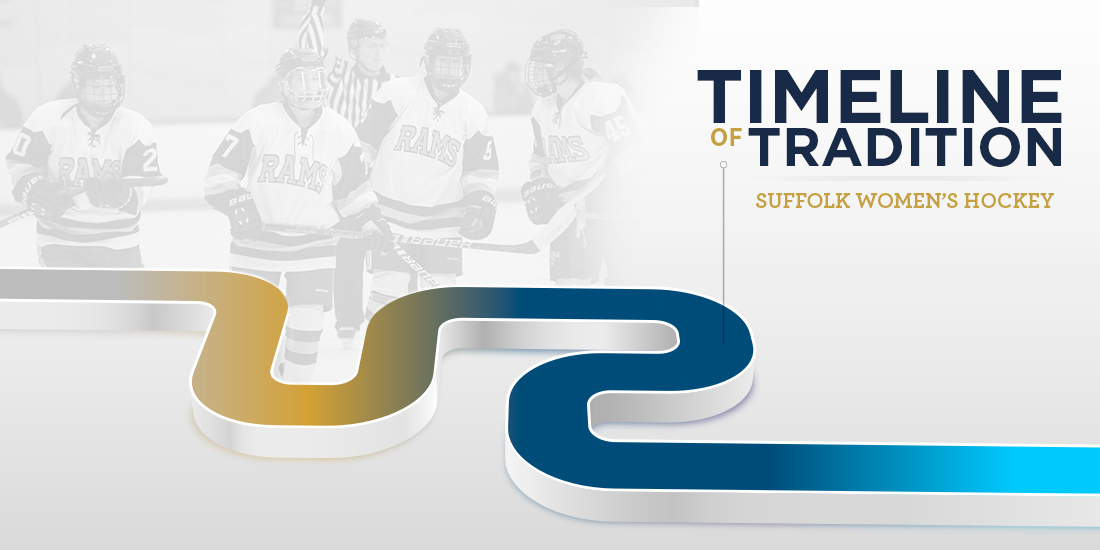 gosuffolkrams's tweet photo. #RamNation go back in time of each @Suffolk_U team in our new series ➡️ TIMELINE OF TRADITION

First up, one of our youngest programs, @su_whockey 

Scroll through all the milestone moments &amp; click the pics for a more in-depth look⬇️
https://t.co/ccK6aKyCHF

#CCCWIH #D3hky https://t.co/Ay7Js43N3F
