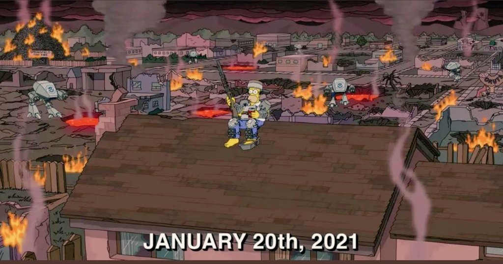 IPuppies4's tweet photo. Are we gonna end up like this episode of the simpsons?? https://t.co/Tlgv5y59sU