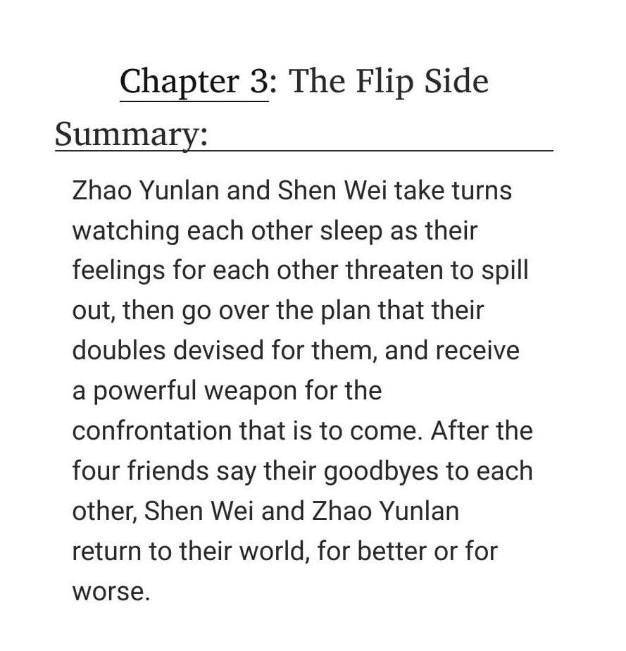 #ZHENHUNBIGBANG✨
Drama Meets Novel in "Dichotomiae"
Chapter 3: Shen Wei and Zhao Yunlan have a moment, but duty calls, and they have a world to save. Armed with the powers of their other selves, they head home.
#guardian #weilan
READ>archiveofourown.org/works/28315266…