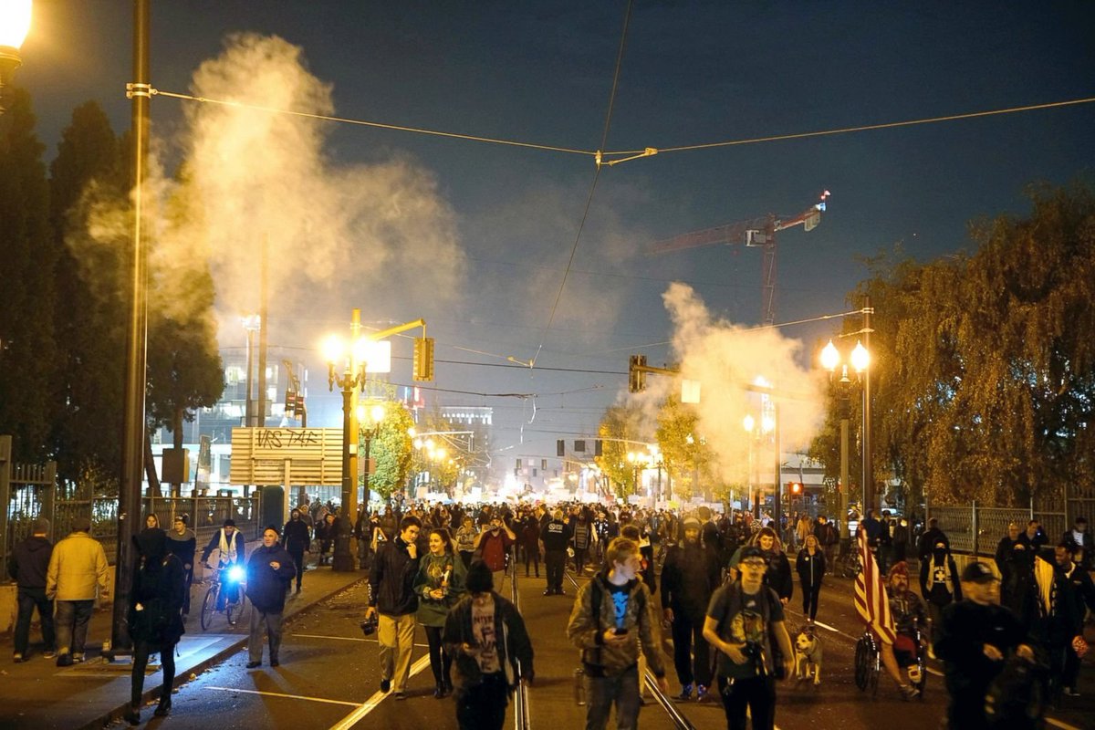 We are looking at a potential civil war in the United States. That national identity that once held the nation together is long gone. When Trump was declared winner thousands took to the streets chanting ''not my president'' for one straight week. Six people died, businesses