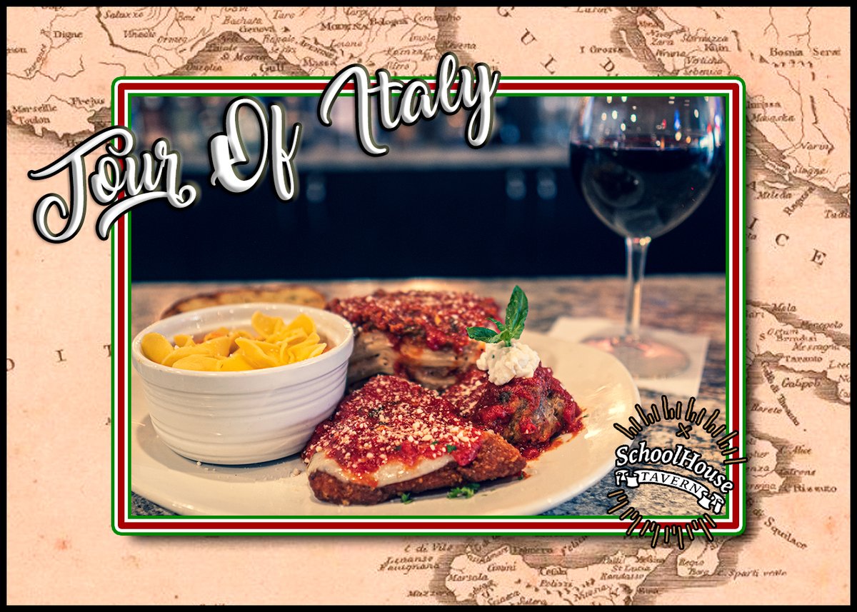 Stop in and try our #ChickenFlorentine with chicken and spinach in a vodka cream sauce served over angel hair pasta for $14.99, or indulge yourself in our #TourOfItaly with lasagna, chicken parmesan, spaghetti, and meatballs. Large Tour Of Italy $21.95. Small Tour $26.99