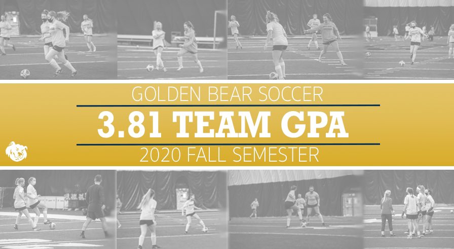 Amazing work from our girls this fall. 3.81 as a team, very proud! #gobears #studentathlete 🙌🏽📚🐻